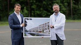 Austrumu slimnīca un UPB paraksta līgumu par jaunā Plaušu veselības un infekciju slimību korpusa būvniecību