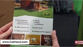 "Liveineco" eko mājas: Pielaiko telpu, māju, dārzu