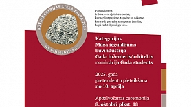 Aicina pieteikt pretendentus "Būvindustrijas lielajai balvai" 