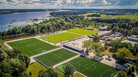 Rīgā atklāts Latvijā lielākais privātais sporta komplekss