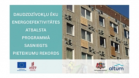 Nebijis pieprasījums daudzdzīvokļu ēku energoefektivitātes atbalsta programmā 