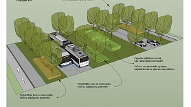 Noslēdzies iepirkums par metrobusa līnijas Dzelzavas ielā projektēšanu