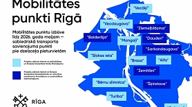 Rīgā būvēs mobilitātes punktus pie deviņām dzelzceļa stacijām