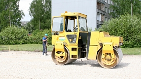 Aucē par vairāk nekā miljonu eiro sākta trīs ielu pārbūve