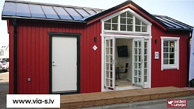 VIA-S modular houses: Pielaiko telpu, māju, dārzu