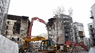 Pilnībā demontēta Rīgā sagruvusī Jeruzalemes ielas piecstāvu ēka