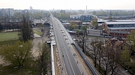 Rīgas domē apspriedīs situāciju par slēgto Deglava ielas pārvadu