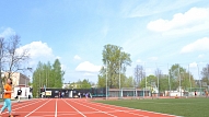 Sākti treniņi uz pašvaldības zemes izbūvētajā stadiona Jelgavā