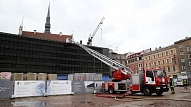 "Skonto būve": Sadūmojums Okupācijas muzejā radās metāla griešanas laikā