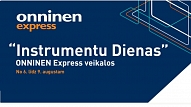 No 6. līdz 9. septembrim "Onninen Express" veikalos norisināsies Instrumentu dienas