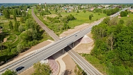 Siguldā jauns pārvads pār dzelzceļu un drošāka satiksme gājējiem (FOTO)