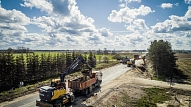 Sāk pārbūvēt reģionālā autoceļa Ventspils–Kolka posmu pie Ventspils