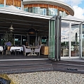 Folding glass aluminum doors