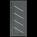 Laminated interior door Diagonal-1