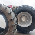 Oversized tire mounting