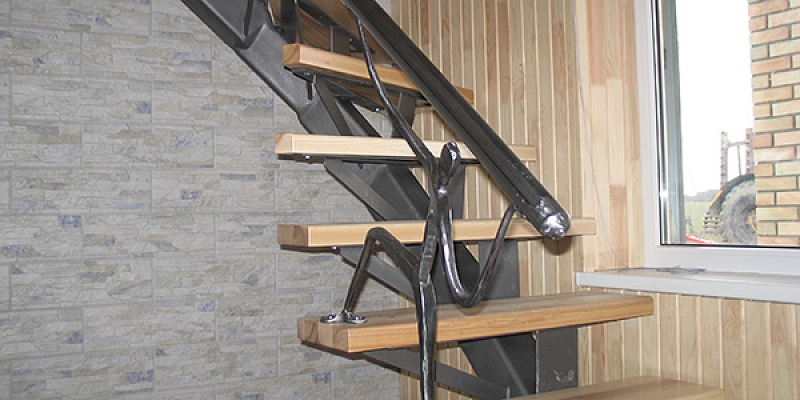 Stairs, railings