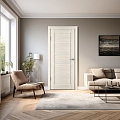 Horizontal-1, cappuccino, laminated interior doors