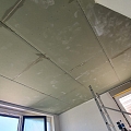 Laying the ceiling