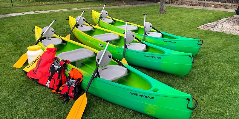 Double kayak and canoe rental