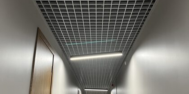 Honeycomb ceiling