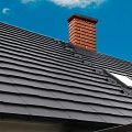 Metal tile roof