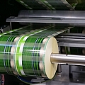 Printing of colored labels and stickers