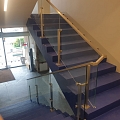 Stairs in a sports school