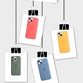 Phone covers in different colors