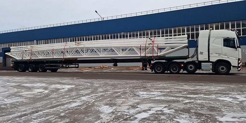 Metāla konstrukciju transportēšana