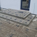 Мощёная лестница в частном доме