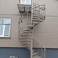 Metal stairs