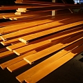 Waxing of wooden boards