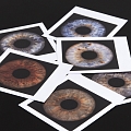 Eye photo polaroid print