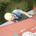 Industrial climbing, work at height