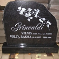 Stone processing, tombstones, grave stones