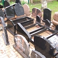 Stone processing, tombstones, grave stones