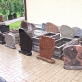 Stone processing, tombstones, grave stones