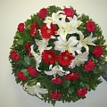 Funeral wreaths, crowns, funeral bouquets, flowers