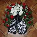 Funeral wreaths, crowns, funeral bouquets, flowers