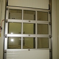 Sectional gate with windows