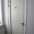 Metal doors, installation for companies