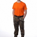 T-krekls oranžs, ar iespēju izvietot savu logotipu