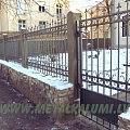 Metal pedestrian gates