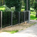welded metal fence