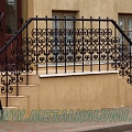 Metal stair railings
