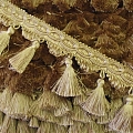 Fringe curtain decor