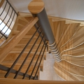 Оригинальная деревянная лестница в Елгаве