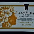 label Sabiles cider apple.