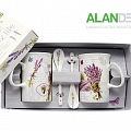 ALANDEKO gift cup set lavender