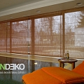 ALANDEKO lifting curtains for pools and spa rooms